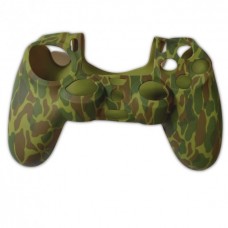 Силиконовый защитный чехол для джойстика Dualshock 4  (Camo Green), 207550, Аксессуары